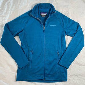 Patagonia women's R1 full zip fleece jacket, teal - small